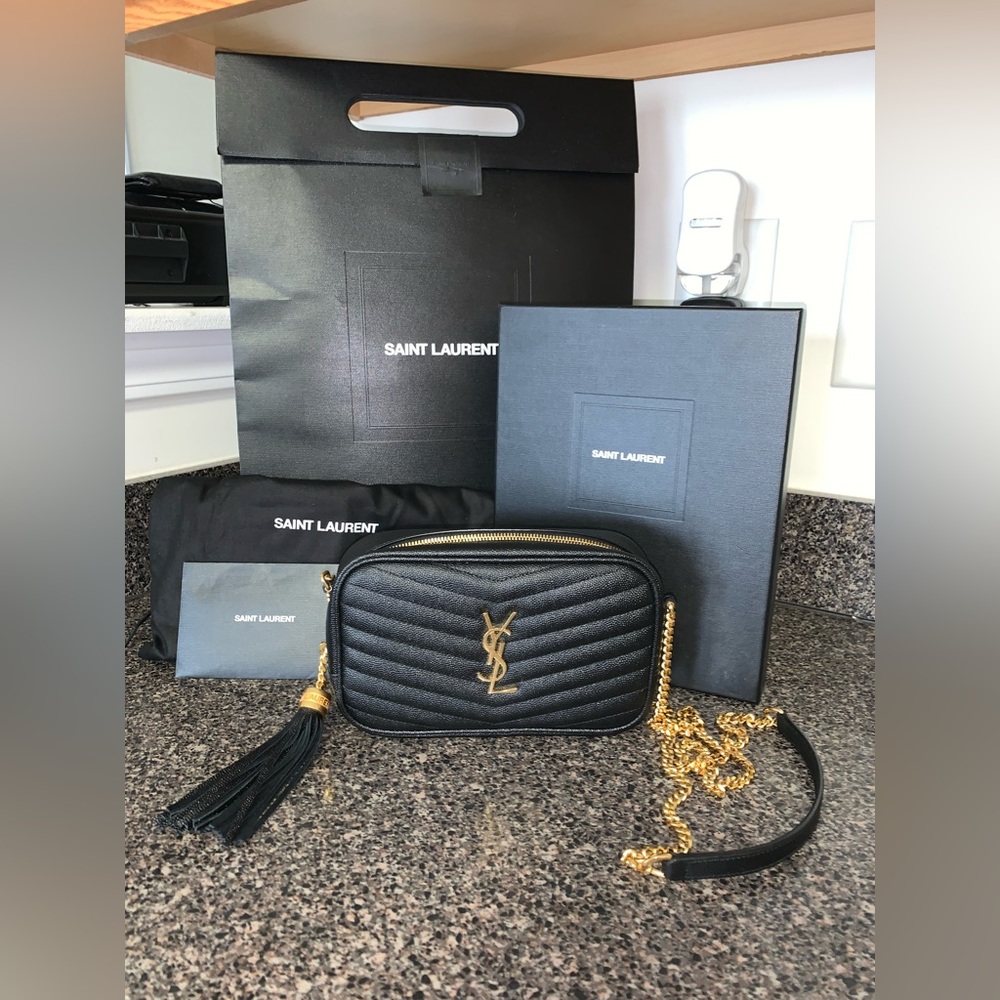 YSL Mini Lou Quilted Leather Camera Bag